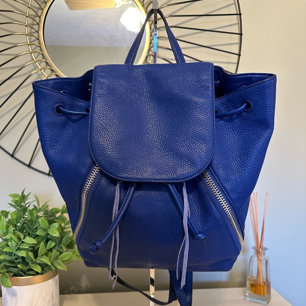Rebecca Minkoff Blue Leather Backpack